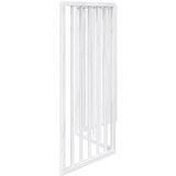  Sklopiva vrata za pse, 3 panela, bijela, 150 cm, drvo topole | shoptok.hr