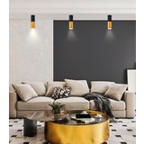 Candellux plafonska svetiljka cevastog oblika 1X15W GU10 5,8/20 crna & zlatna | Eponuda.com