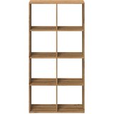 Pregrada s knjižno omaro artisan hrast 69,5x29x137,5cm inž. les Slike