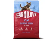 Cat Active Kitten, briketi - losos in puran 2 kg