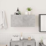  Kupaonski zidni ormarić beton sivi 80x25x40cm konstruirano drvo | shoptok.hr