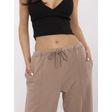 RELEVANCE Sweatpants-RV-DR-A591.18-dark beige | Shoptok.si