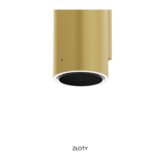 CIARKO DESIGN zidna napa TUBUS ZLATNA | shoptok.hr