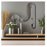 WALLXPERT Ogledalo Ozgl509, 51x56 cm, Sivo | Eponuda.ba