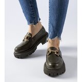Gemre Green moccasins decorated with rhinestones Uzzone | shoptok.hr