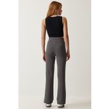  Women's Smoky High Waist Lycra Casual Knitted Trousers | shoptok.hr