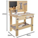 Kruzzel drvena dječja radionica s alatom, 67 x 26 x 45 cm | shoptok.hr