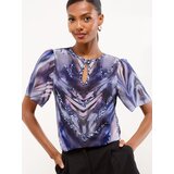 Lipsy Bluza modra / indigo / lila / črna | Shoptok.si