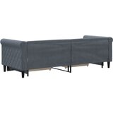  Dnevni krevet na razvlačenje i ladice tamnosivi 80x200 cm | shoptok.hr