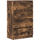  Komoda boja dimljenog hrasta 60x35x98,5 cm konstruirano drvo | shoptok.hr