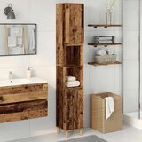 vidaXL Kupaonski ormarić staro drvo 30x30x190 cm konstruirano drvo Cijene