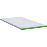 vidaXL Blazine za vzmetnice Bela in zelena 100 x 200 cm | Shoptok.si