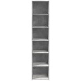  Visoka komoda siva boja betona 40x41x185 cm konstruirano drvo | Eponuda.com