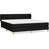 Maison Chic Box spring postelja - Vzmetna postelja z vzmetnico črna 180x200 cm blago SL14585, (21884826) | Shoptok.si