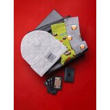 Ombre Gift set for him - gray/melange hat + 2 Cijene
