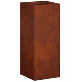  Vrtna saksija 2 kom. Rđa 20 x 20 x 40 cm Otporni čelik - Otporni čelik 20 x 20 x 40 cm 2 | shoptok.hr