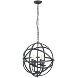 Searchlight 2474-4BK - Luster na lancu ORBIT 4xE14/60W/230V crna | Eponuda.com