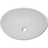 vidaXL Keramični umivalnik 40x33 cm ovalni bele barve, (20919183) | Shoptok.si