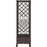  Povišeni krevet s mrežom i krovom Smeđa 164 x 40 x 127 cm PP | Eponuda.com