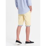 Ombre Men's chinos shorts with denim trim | Shoptok.si