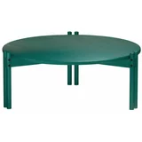 Karup Design Zeleni okrugao stolić za kavu od masivnog bora ø 80 cm Sticks –