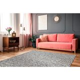 Kayoom RAVNO TKANA PREPROGA Finish 125 Grau / Silber 120/170 cm siva, srebrne barve | Shoptok.si