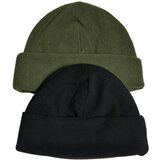 Urban Classics Fleece beanie 2-pack tiniolive/black | shoptok.hr