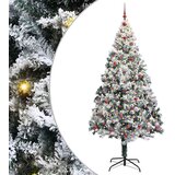  Umjetno božićno drvce Bijelo 240 cm PVC i Čelik i Plastika | shoptok.hr