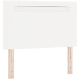 vidaXL Naslon za glavo Preprost dizajn Čista bela 90 cm Umetna usnja | Shoptok.si