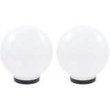 vidaXL LED kuglasta svjetiljka 2 kom 25 cm PMMA | shoptok.hr