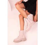 Soho Women's Beige Boots & Booties 16468 Cene