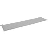  Jastuk za vrtnu klupu sivi 200 x 50 x 3 cm od tkanine Oxford Cijene