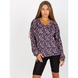 RUE PARIS Blouse-RV-BZ-8132.60-navy blue | Shoptok.si