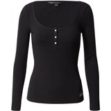 Guess LS KARLEE JEWEL BTN HENLEY Crna | shoptok.hr
