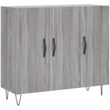 Maison Chic Komoda - Predalnik siva sonoma 90x34x80 cm konstruiran les, (21718110) | Shoptok.si