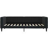  Dnevni krevet crni 100 x 200 cm baršunasti | shoptok.hr