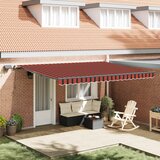  Skrovita tenda narančasta i smeđa 450 ×300 cm tkanina | shoptok.hr