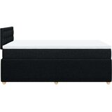 vidaXL Krevet box spring s madracem crni 120 x 190 cm od tkanine | shoptok.hr