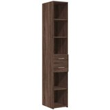 vidaXL Visoka komoda boja hrasta 30x42,5x185 cm od konstruiranog drva | shoptok.hr