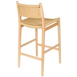 Dutchbone Barski stol iz masivne bukve v svetli naravni barvi (višina sedeža 67,5 cm) Cecile – | Shoptok.si