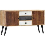 vidaXL Komoda 118x30x62 cm trden mangov les | Shoptok.si
