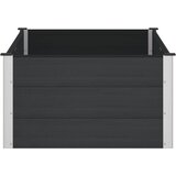 Povišena vrtna gredica Crna 150 x 100 x 54 cm | Eponuda.com