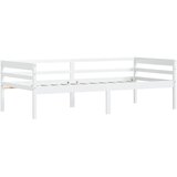  Okvir za krevet od masivne borovine bijeli 90 x 200 cm | shoptok.hr
