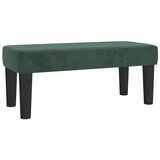 vidaXL Klupa tamnozelena 70 x 30 x 30 cm baršunasta | shoptok.hr