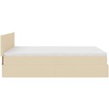 vidaXL Otomanski krevet s madracem krem 140x200 cm tkanine | shoptok.hr