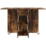  Blagovaonski stol 115 x 70 x 75 cm Konstruirano drvo - Dimljeni hrast | shoptok.hr