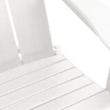 vidaXL 3-delni vrtni lounges set Beli HDPE | Shoptok.si