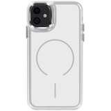 AVIZAR Ohišje MagSafe za iPhone 11 z ojačanimi dvomaterialnimi mehkimi robovi, Bela, (5000190122) | Shoptok.si