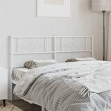 vidaXL Metalno uzglavlje bijelo 120 cm | shoptok.hr