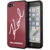Karl Lagerfeld KLHCI8DLKSRE za iphone 7, 8, se 2020 prozorna zaščita za telefon - glitter script Cene